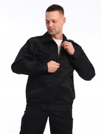 Костюм ДОЗОР (куртка+брюки) черный - 7